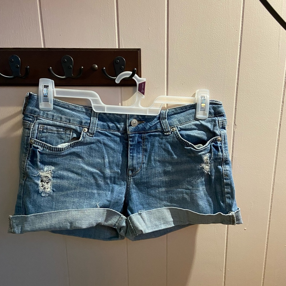 light was blue denim shorts. Size 11/12